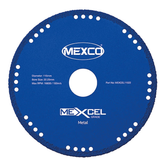 115MM METAL CUTTING BLADE XCEL GRADE 22.23MM BORE