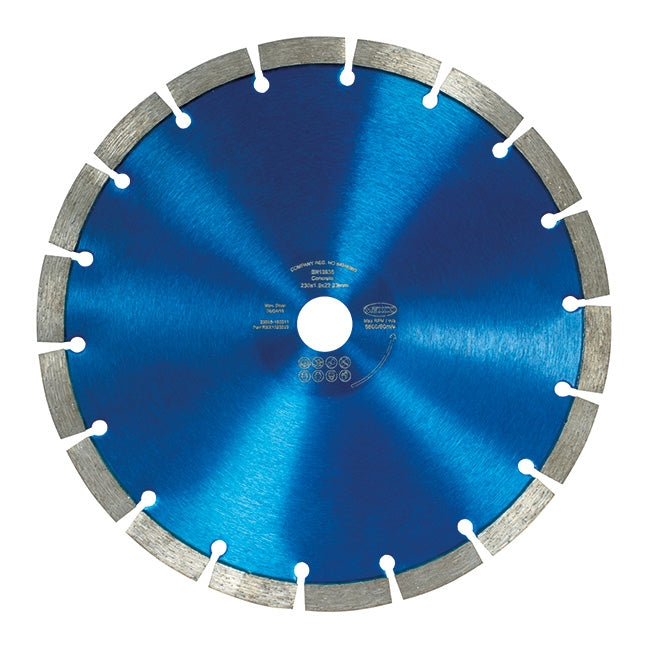 230MM RADIUS CUTTING DIAMOND BLADE CONCRETE X10