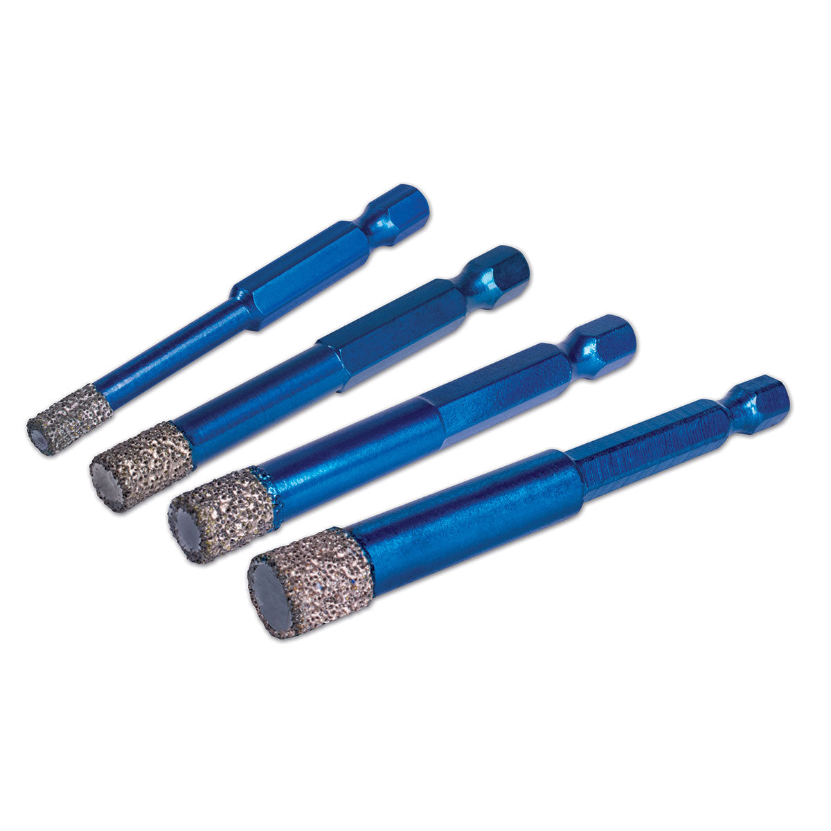 5.5mm, 6mm, 7mm & 8mm Porcelain Tile Drill Bit Pack TDXCEL