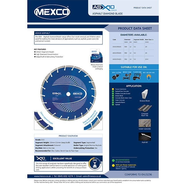 ASPHALT X10 GRADE datasheet