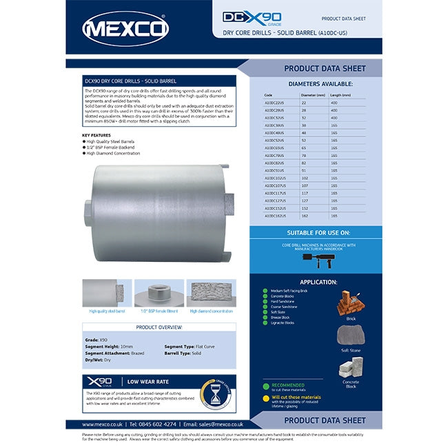 DCX90-Unslotted-Solid-data