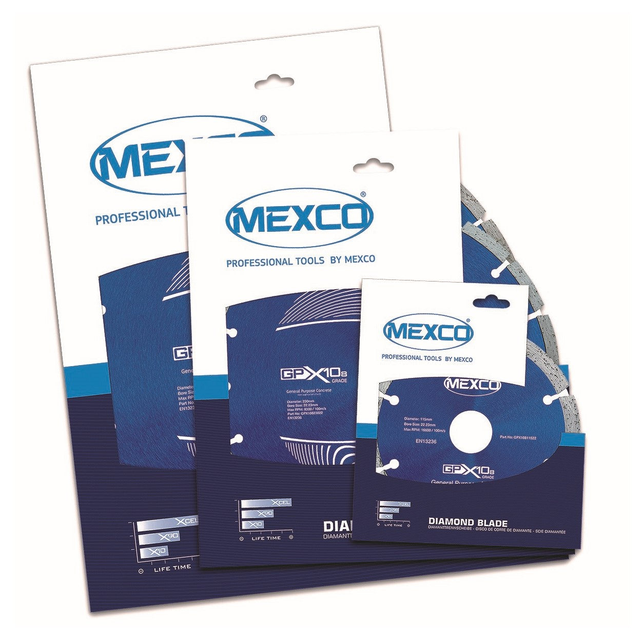 Mexco GPX10-8 Concrete Triple Pack X10-8 Grade