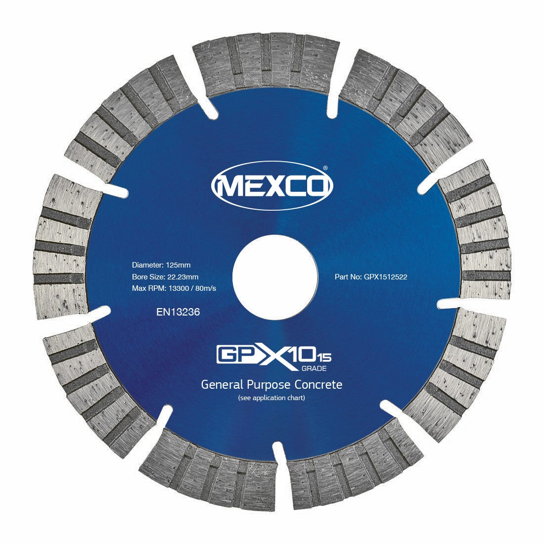 Mexco GPX15 125mm Concrete X15 Grade