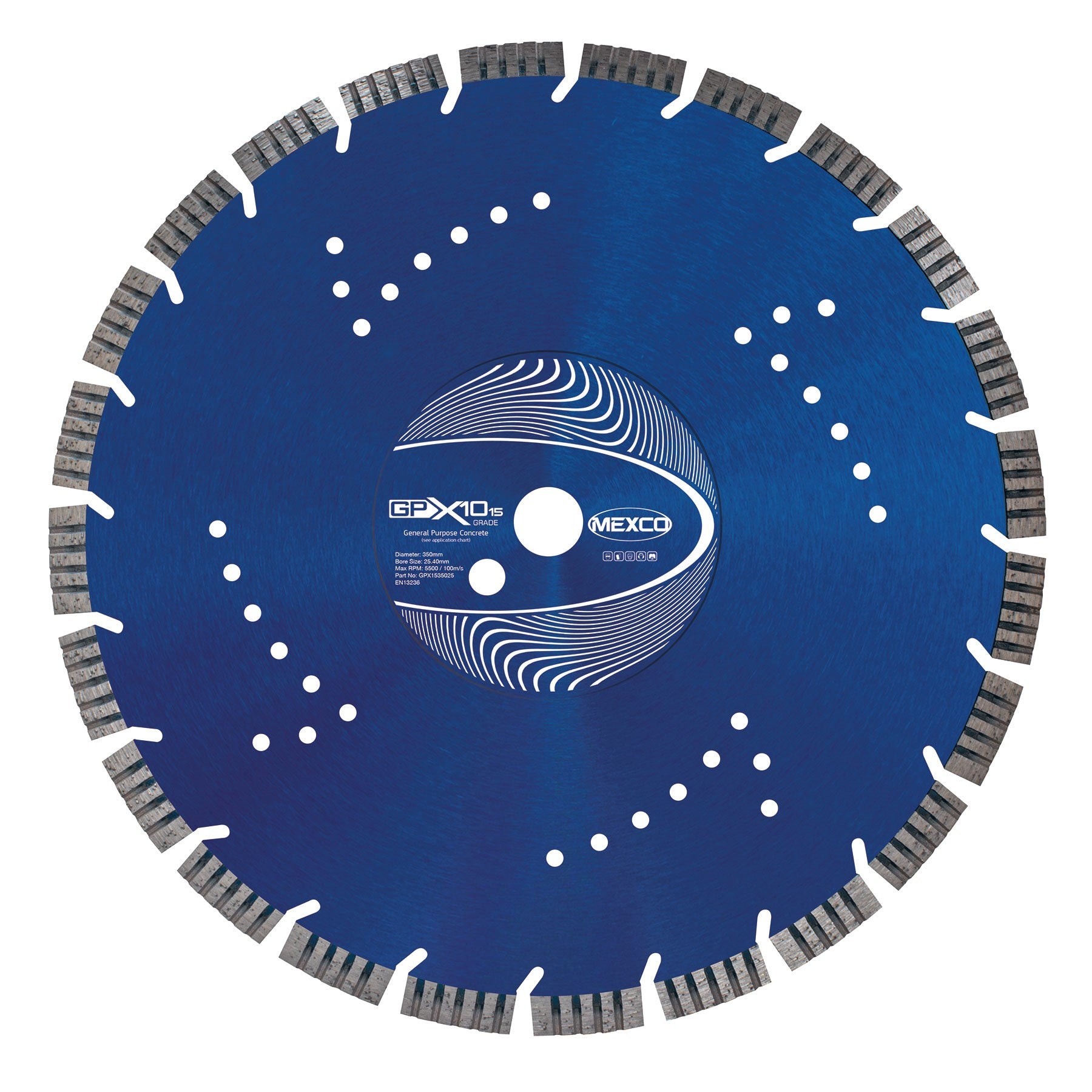 Mexco GPX15 350mm Concrete X15 Grade 25.4mm Bore