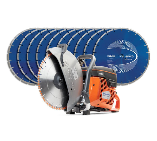 Husqvarna K770 350mm Petrol Saw GPX10 Bundle