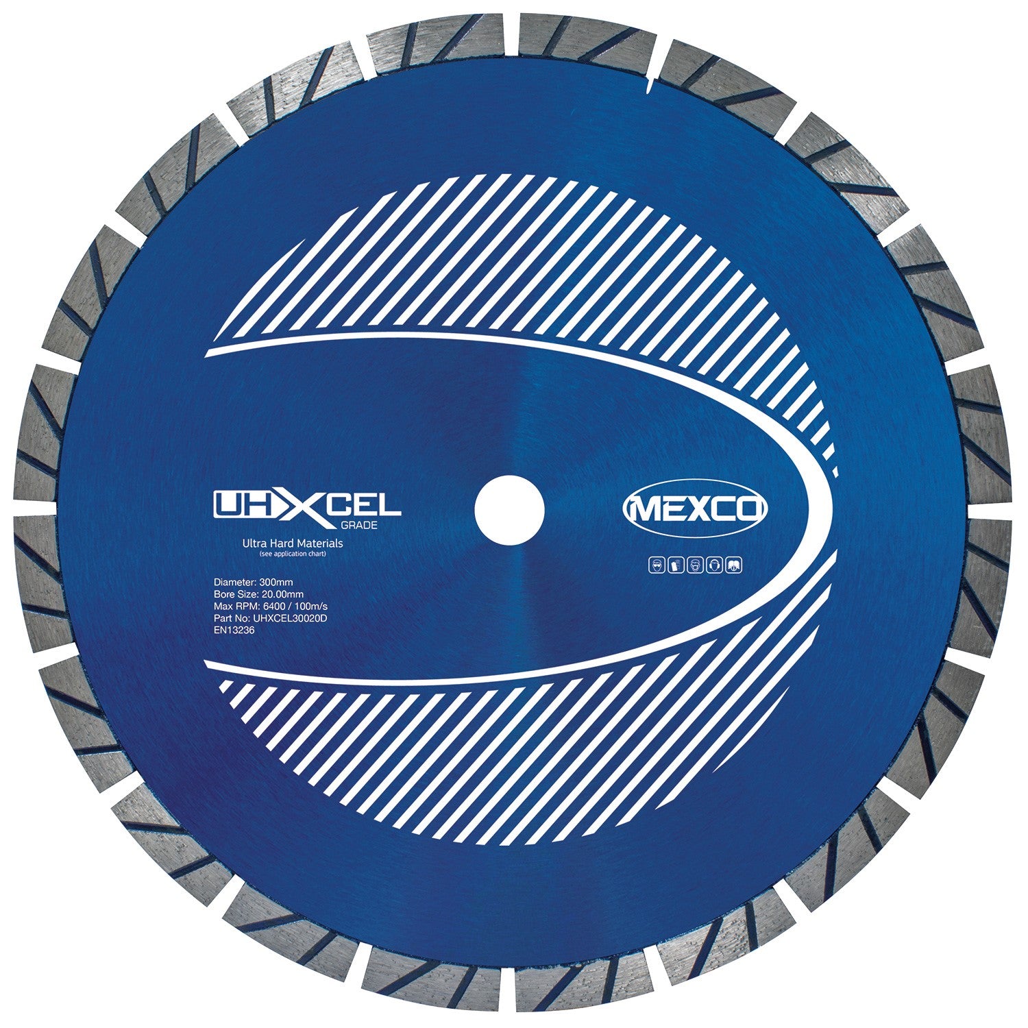 Mexco UHXCEL 300mm Porcelain Diamond Blade 20mm Bore