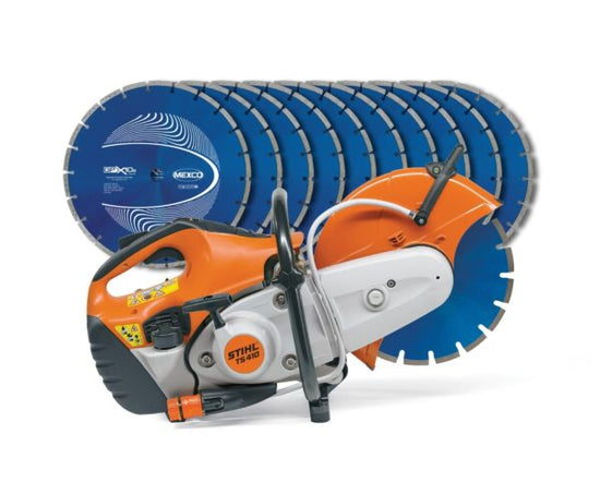 Stihl TS410 300mm Petrol Saw GPX10-8 Diamond Blade Bundle