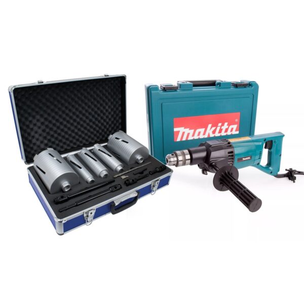 Makita 8406 Dry Diamond Core Drill Bundle 110v